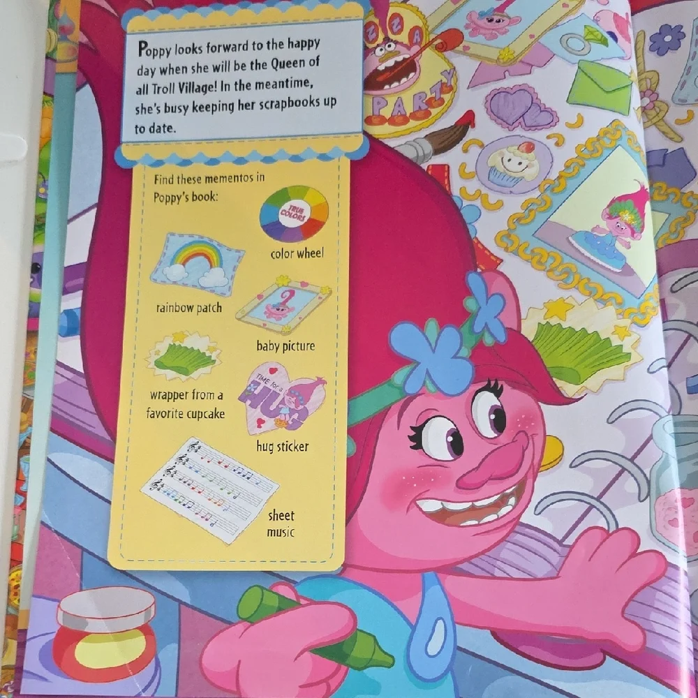 DreamWorks Trolls Look and Find Book - Vibrant Colors